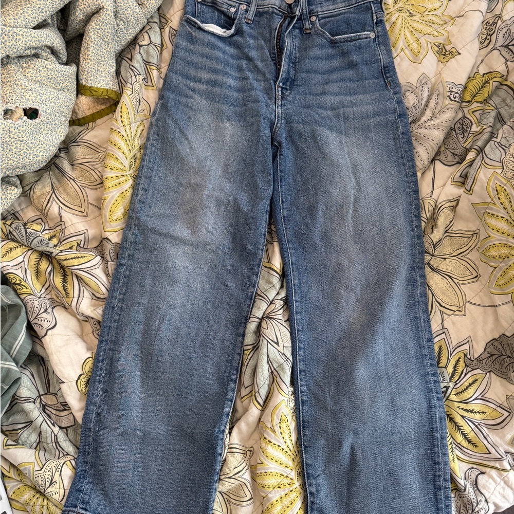 Madewell Slim Wide Leg Jeans